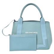 Balenciaga Vintage Pre-owned Canvas balenciaga-vskor Blue, Dam