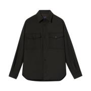 Brooks Brothers Ullblandad Overshirt Green, Herr