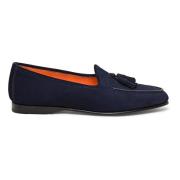 Santoni Herr Andrea tofs loafers Blue, Herr