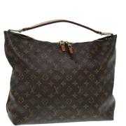 Louis Vuitton Vintage Pre-owned Canvas louis-vuitton-vskor Brown, Dam