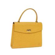 Louis Vuitton Vintage Pre-owned Laeder handvskor Yellow, Dam