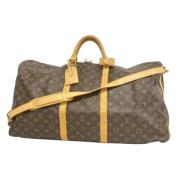 Louis Vuitton Vintage Pre-owned Tyg louis-vuitton-vskor Brown, Dam