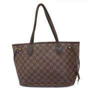 Louis Vuitton Vintage Pre-owned Tyg louis-vuitton-vskor Brown, Dam