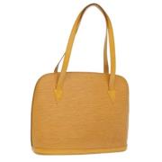 Louis Vuitton Vintage Pre-owned Laeder louis-vuitton-vskor Yellow, Dam