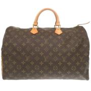 Louis Vuitton Vintage Pre-owned Tyg louis-vuitton-vskor Brown, Dam