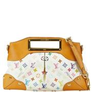 Louis Vuitton Vintage Pre-owned Canvas handvskor White, Dam