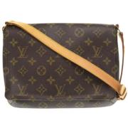 Louis Vuitton Vintage Pre-owned Tyg louis-vuitton-vskor Brown, Dam