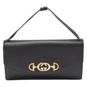 Gucci Vintage Pre-owned Laeder kuvertvskor Black, Dam