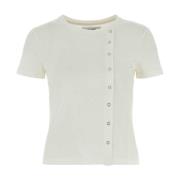 Gimaguas Vit Bomull Gisele T-Shirt White, Dam