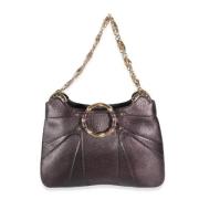 Gucci Vintage Pre-owned Laeder gucci-vskor Purple, Dam