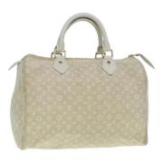 Louis Vuitton Vintage Pre-owned Canvas handvskor White, Dam