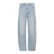 Agolde Luna Pieced denim jeans Blue, Dam