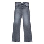 Mother Reguljära Jeans med Bookie Häl Blue, Dam