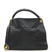 Louis Vuitton Vintage Pre-owned Tyg louis-vuitton-vskor Black, Dam