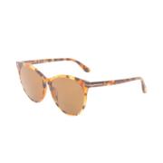 Tom Ford Pre-owned Pre-owned Plast solglasgon Brown, Dam