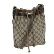 Gucci Vintage Pre-owned Laeder gucci-vskor Beige, Dam