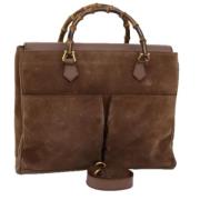 Gucci Vintage Pre-owned Mocka gucci-vskor Brown, Dam