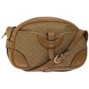 Gucci Vintage Pre-owned Canvas gucci-vskor Beige, Dam