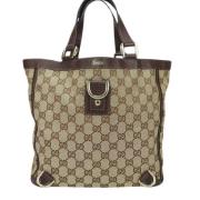 Gucci Vintage Pre-owned Canvas gucci-vskor Beige, Dam