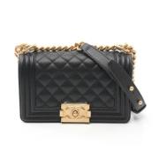 Chanel Vintage Pre-owned Tyg chanel-vskor Black, Dam