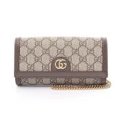 Gucci Vintage Pre-owned Laeder plnbcker Beige, Dam