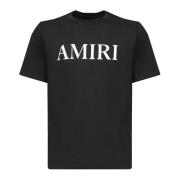 Amiri Svart T-shirt för män Black, Herr