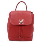 Louis Vuitton Vintage Pre-owned Laeder axelremsvskor Red, Dam