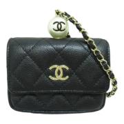 Chanel Vintage Pre-owned Laeder chanel-vskor Black, Dam