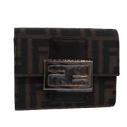 Fendi Vintage Pre-owned Canvas plnbcker Brown, Dam