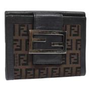 Fendi Vintage Pre-owned Canvas plnbcker Black, Dam