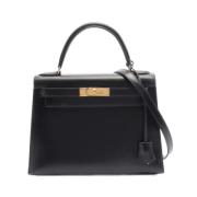 Hermès Vintage Pre-owned Canvas handvskor Black, Dam