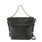 Chanel Vintage Pre-owned Laeder chanel-vskor Black, Dam