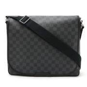 Louis Vuitton Vintage Pre-owned Canvas axelremsvskor Black, Herr