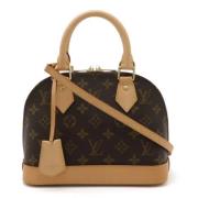 Louis Vuitton Vintage Pre-owned Canvas handvskor Brown, Dam