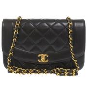 Chanel Vintage Pre-owned Laeder chanel-vskor Black, Dam