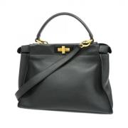 Fendi Vintage Pre-owned Laeder fendi-vskor Black, Dam