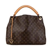 Louis Vuitton Vintage Pre-owned Canvas handvskor Brown, Dam