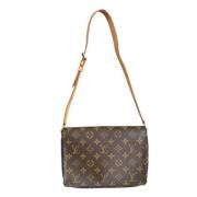 Louis Vuitton Vintage Pre-owned Tyg louis-vuitton-vskor Brown, Dam