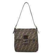 Fendi Vintage Pre-owned Canvas fendi-vskor Brown, Dam