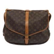 Louis Vuitton Vintage Pre-owned Canvas louis-vuitton-vskor Brown, Dam