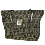 Fendi Vintage Pre-owned Canvas fendi-vskor Brown, Dam