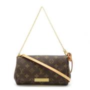 Louis Vuitton Vintage Pre-owned Tyg handvskor Brown, Dam