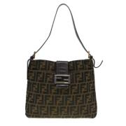 Fendi Vintage Pre-owned Canvas fendi-vskor Brown, Dam