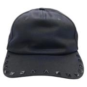 Valentino Vintage Pre-owned Nylon hattar-och-kepsar Black, Dam