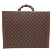 Louis Vuitton Vintage Pre-owned Canvas handvskor Brown, Dam