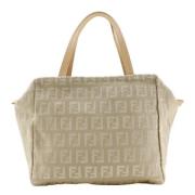 Fendi Vintage Pre-owned Tyg fendi-vskor Beige, Dam