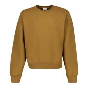 Saint Laurent Brun Cassandre Sweatshirt Höst-Vinter 2024 Brown, Herr