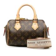 Louis Vuitton Vintage Pre-owned Canvas handvskor Brown, Dam