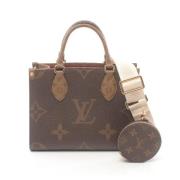 Louis Vuitton Vintage Pre-owned Canvas handvskor Brown, Dam