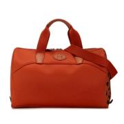 Hermès Vintage Pre-owned Canvas handvskor Orange, Dam